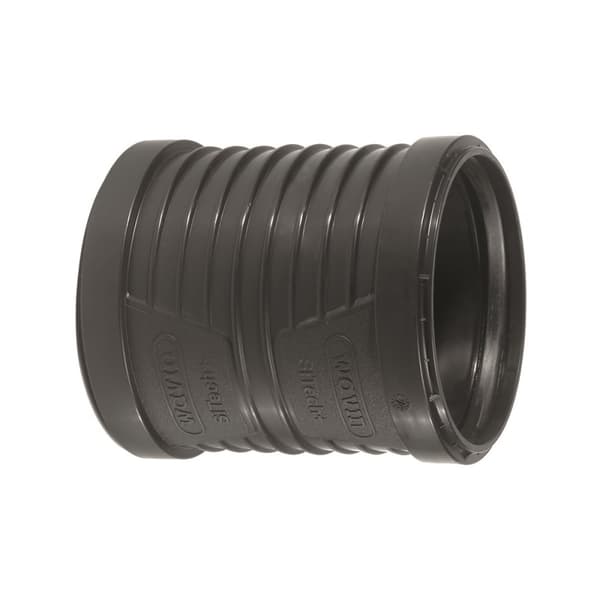 PP-HT Sitech Plus 160 -saniteettiholkki hiljaiselle sisäviemärille, musta