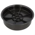 Miniatyrbillede 5 af 6: Plastikbunddæksel PP dn 315mm, til brønde med bundfældningstank inde i det korrugerede stigrør dn 315mm, uden pakning, sort (Diamir 315)