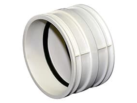 Beskyttelsesmuffe PP 160 med pakning, kort L=11cm til eksternt spildevand