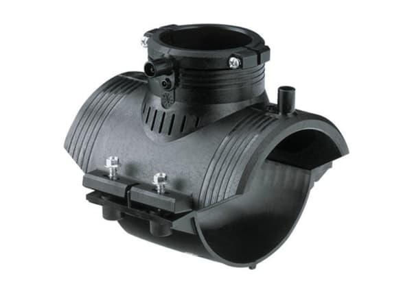 Elektrosvejsningsklemme d160x63 PE100, SDR11, PN10 gas/PN16 vand