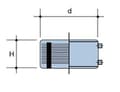 Miniatyrbillede 2 af 2: 90 mm elektrosvejsemuffe, sort, QS (Quick Stream)