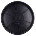 Miniatyrbild 3 av 4: Bottenlock av plast PP dn 425mm, för brunnar med sedimenteringstank, utanför det korrugerade stigröret DN/ID 425mm, utan packning, svart (Diamir
