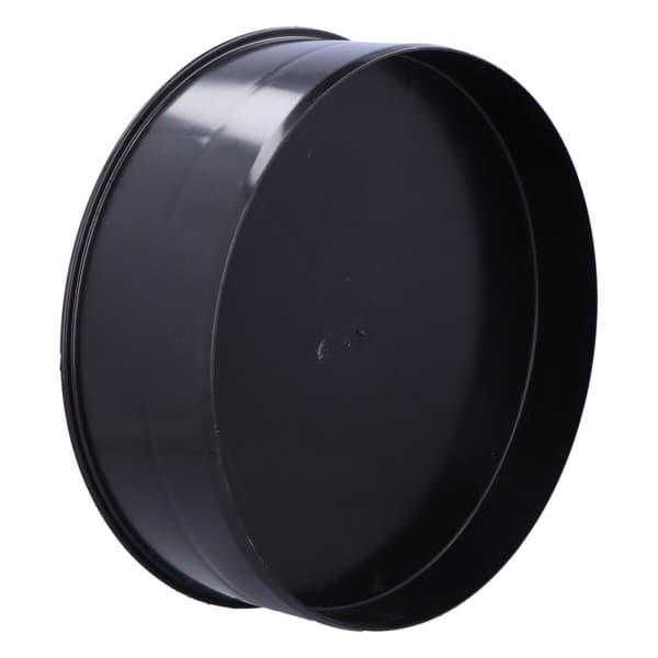 Bottenlock av plast PP dn 425mm, för brunnar med sedimenteringstank, utanför det korrugerade stigröret DN/ID 425mm, utan packning, svart (Diamir