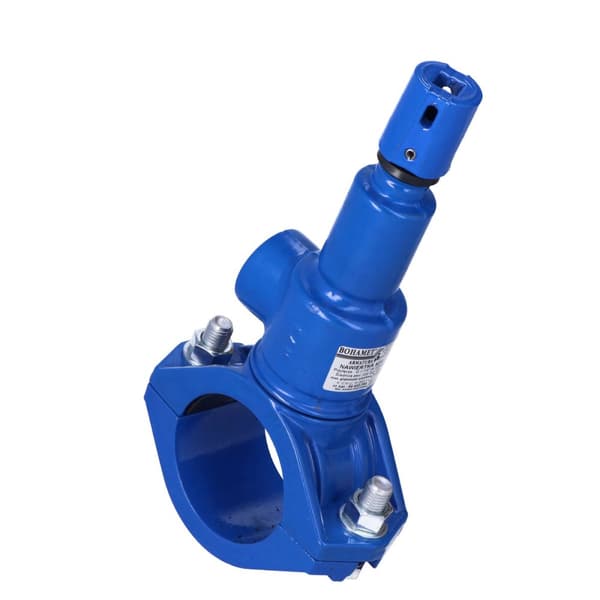 Liitäntäpora DN90x32 PVC/PE-putkille (itseporautuva), PN10, vedelle, GJL-harmaa valurauta