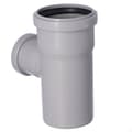Miniatyrbillede 4 af 4: PP-HT 75x50/87,5 sanitært T-stykke, til internt spildevand, askefarvet