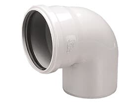 Albue PP-HT 32/88 sanitær, til internt spildevand, hvid