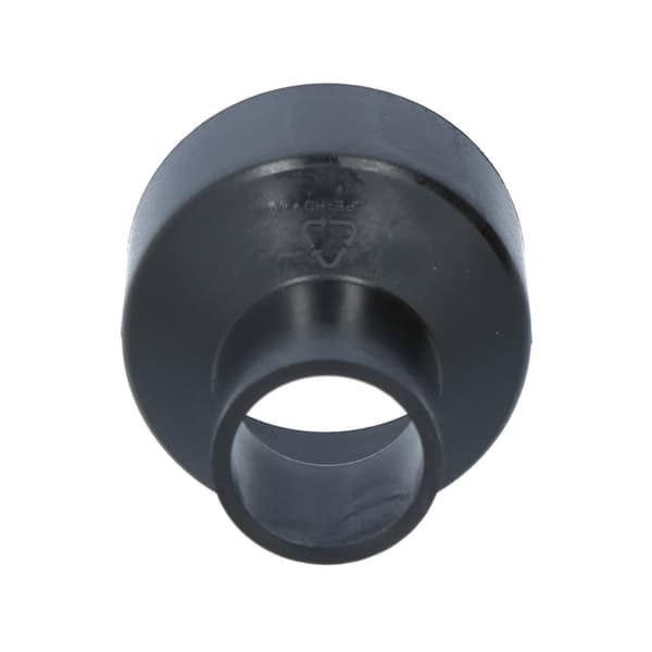 Reduktion (kon) PEHD 75x40 symmetrisk kort, svart (HDPE avloppssystem)