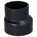 Miniatyrbillede 2 af 6: Reduktion (konus) PEHD 90x75 asymmetrisk kort, sort (HDPE kloaksystem)