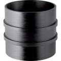 Miniatyrbillede 2 af 2: PEHD-ringmuffe 250 med dobbeltring, sort (HDPE-spildevand)