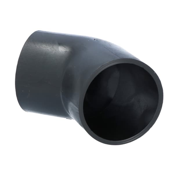 PEHD-bøjning 63/45, sort (HDPE-spildevand)