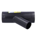 Miniatyrbillede 5 af 6: PEHD 75x50/45 T-stykke, diagonalt, sort (HDPE kloaksystem)