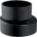 Miniatyrbillede 3 af 6: Reduktion (smaller) PEHD 75x63 asymmetrisk kort, sort (HDPE kloaksystem)