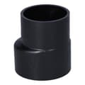 Miniatyrbillede 6 af 6: Reduktion (smaller) PEHD 75x63 asymmetrisk kort, sort (HDPE kloaksystem)