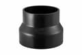 Miniatyrbillede 1 af 6: Reduktion (smaller) PEHD 125x110 symmetrisk kort, sort (HDPE kloaksystem)