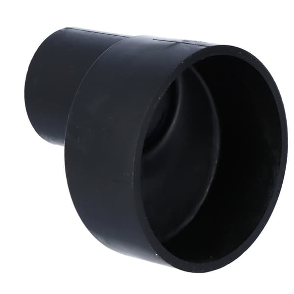 Reduktion (smaller) PEHD 90x50 asymmetrisk kort, sort (HDPE kloaksystem)