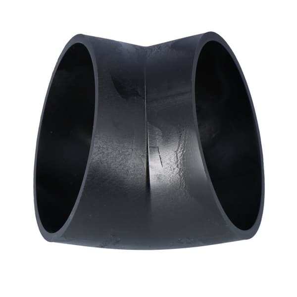 PEHD-bøjning 160/45, sort (HDPE-spildevand)