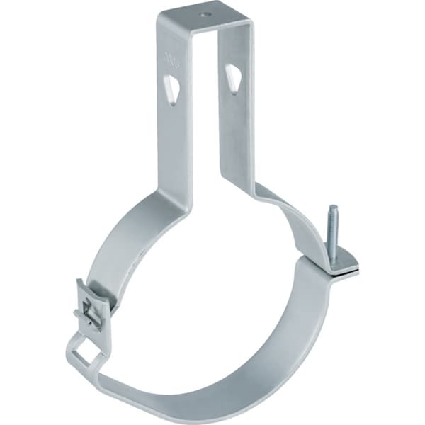 Rørholder 56mm justerbar, galvaniseret stål (Pluvia)