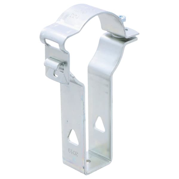 Rørholder 56mm justerbar, galvaniseret stål (Pluvia)