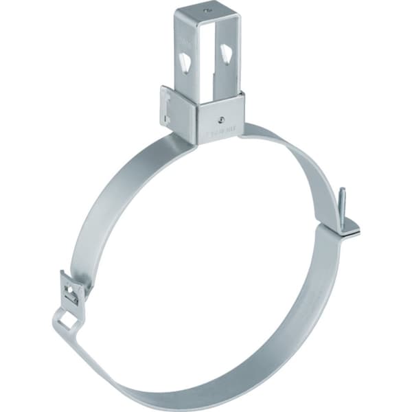 Rørholder 200mm justerbar, galvaniseret stål (Pluvia)