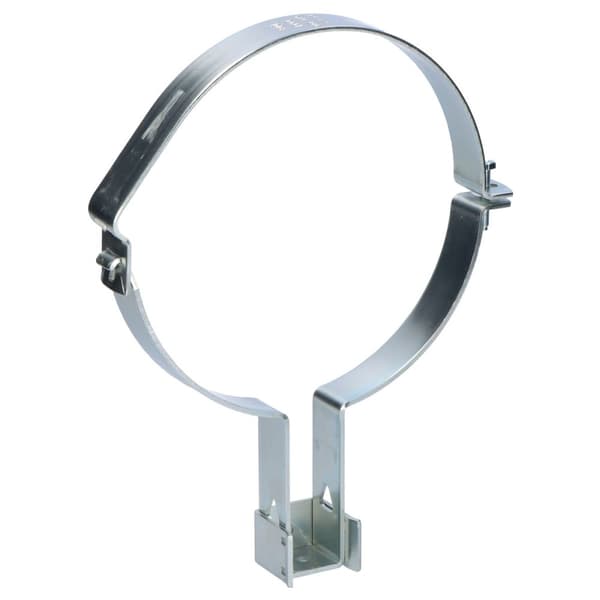 Rørholder 200mm justerbar, galvaniseret stål (Pluvia)