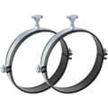 Miniatyrbillede 3 af 3: Rørholder 315 mm med elektrosvejset bånd, til montering på et fast punkt, galvaniseret stål (Pluvia)