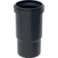 Miniatyrbillede 2 af 2: PEHD 200 kompensationsmuffe med dobbelt ring, sort (HDPE spildevand)