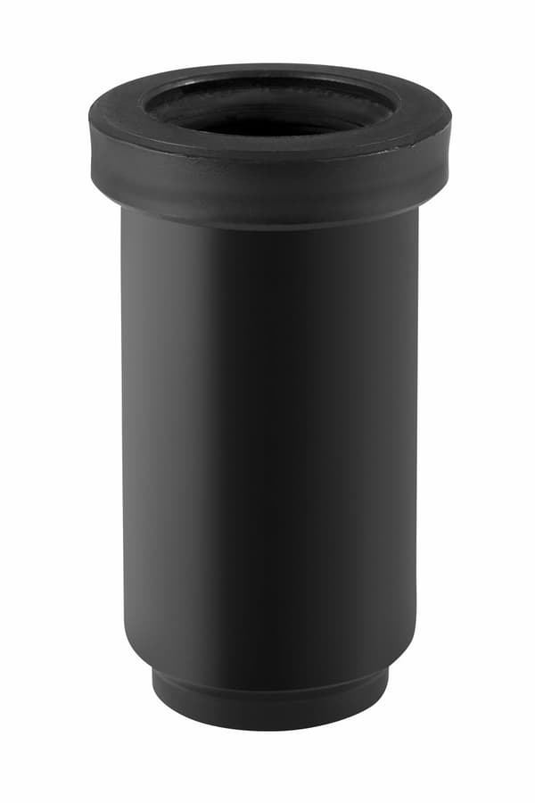 PEHD 200 kompensationsmuffe med dobbelt ring, sort (HDPE spildevand)
