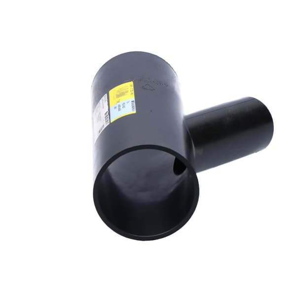PEHD 90x56/45 T-stykke, diagonalt, sort (HDPE kloaksystem)