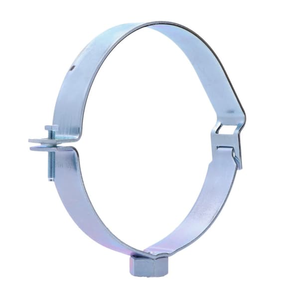 Justerbar rørholder med gevindmuffe 160xGW1/2", indvendig gevind, galvaniseret stål (HDPE spildevand)