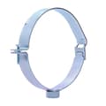 Miniatyrbillede 6 af 6: Justerbar rørholder med gevindmuffe 160xGW1/2", indvendig gevind, galvaniseret stål (HDPE spildevand)