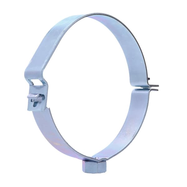 Justerbar rørholder med gevindmuffe 160xGW1/2", indvendig gevind, galvaniseret stål (HDPE spildevand)