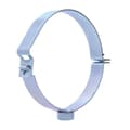 Miniatyrbillede 2 af 6: Justerbar rørholder med gevindmuffe 160xGW1/2", indvendig gevind, galvaniseret stål (HDPE spildevand)