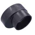 Miniatyrbillede 2 af 6: Reduktion (smaller) PEHD 125x90 asymmetrisk kort, sort (HDPE kloaksystem)