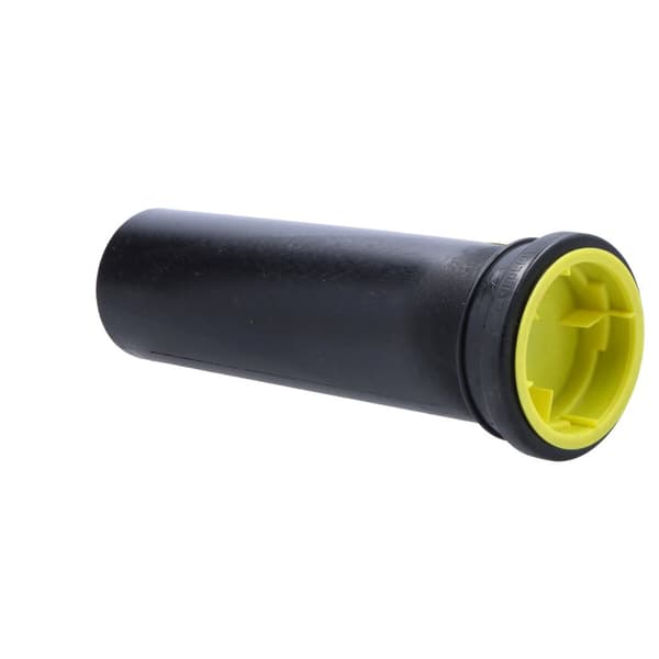 HDPE afløbsrør 90x90 med muffe, L=31cm, til væghængt toilet, sort (HDPE kloaksystem)