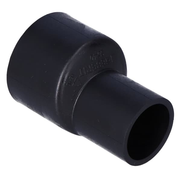 Reduktion (smaller) PEHD 56x40 asymmetrisk kort, sort (HDPE kloaksystem)