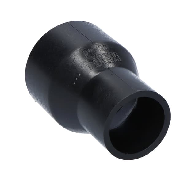 Reduktion (smaller) PEHD 56x40 symmetrisk kort, sort (HDPE kloaksystem)