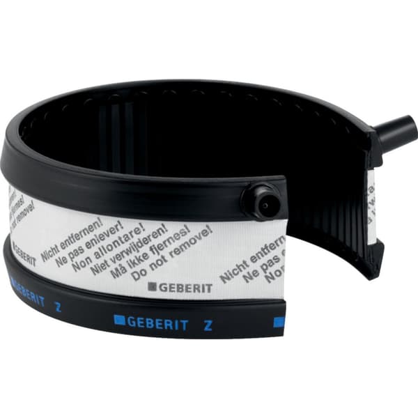 Elektrosvejsningsklemme PEHD 63 til fikspunkter, 2-delt, sort (HDPE spildevand)