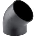 Miniatyrbillede 3 af 5: PEHD 50/45 albue, sort (HDPE spildevand)