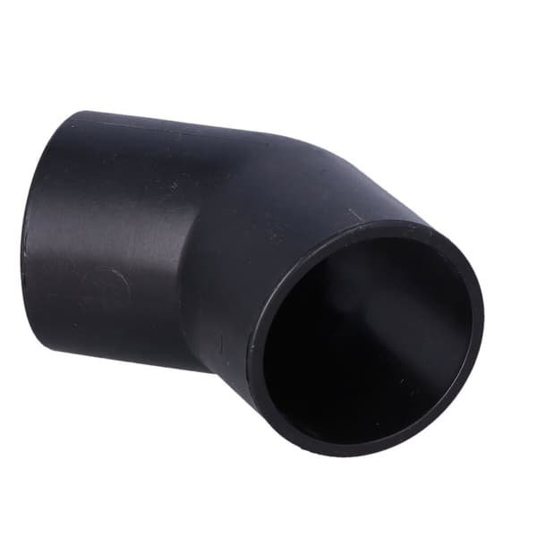 PEHD 50/45 albue, sort (HDPE spildevand)