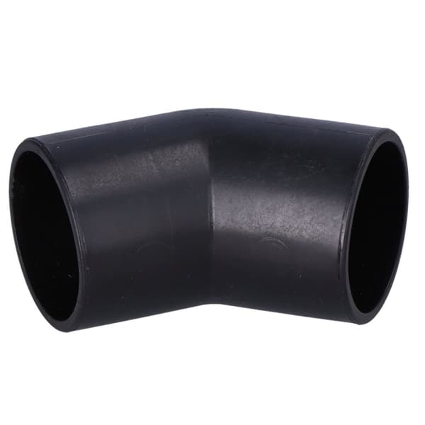 PEHD 50/45 albue, sort (HDPE spildevand)