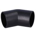 Miniatyrbillede 2 af 5: PEHD 50/45 albue, sort (HDPE spildevand)