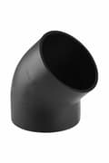 Miniatyrbillede 1 af 5: PEHD 50/45 albue, sort (HDPE spildevand)