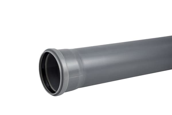 PP-HT-rör 110x2,7x250 sanitetsrör, för internt avlopp, askfärgad, Online