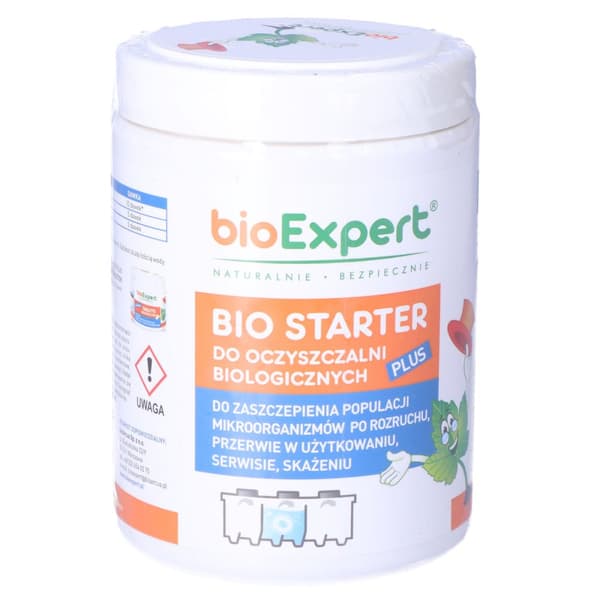 Biologisk præparat BIO STARTER 400g, starter til podning af mikroorganismer i et nyt husholdningsrensningsanlæg