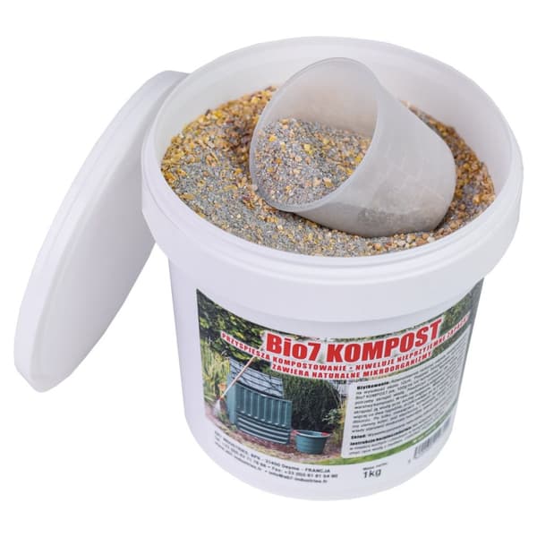 BIO7 KOMPOST DRIFT 1000G forberedelse til kompostering