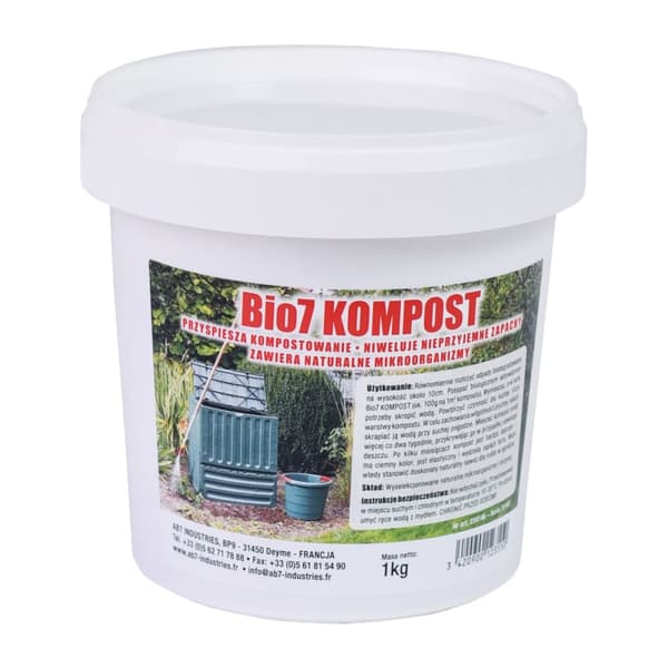 BIO7 KOMPOST DRIFT 1000G forberedelse til kompostering