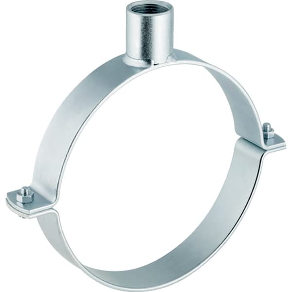Rørholder med gevindmuffe 315xGW1 1/4"", indvendig gevind, galvaniseret stål (HDPE spildevand)