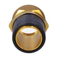 Miniatyrbillede 3 af 4: PE-messing adapter med indvendig gevind GW, d63x2"" PE100, SDR11, PN10 gas/PN16 vand, til montering med en elektrokobling eller elektroreduktion