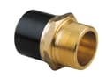Miniatyrbillede 1 af 4: PE-messing adapter med udvendig gevind GZ, d40x1 1/2" PE100, SDR11, PN10 gas/PN16 vand, til montering med en elektrokobling eller elektroreduktion