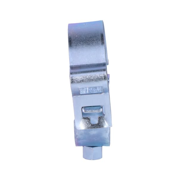 Justerbar rørholder med gevindmuffe 90xM10, indvendig gevind, galvaniseret stål (HDPE spildevand)